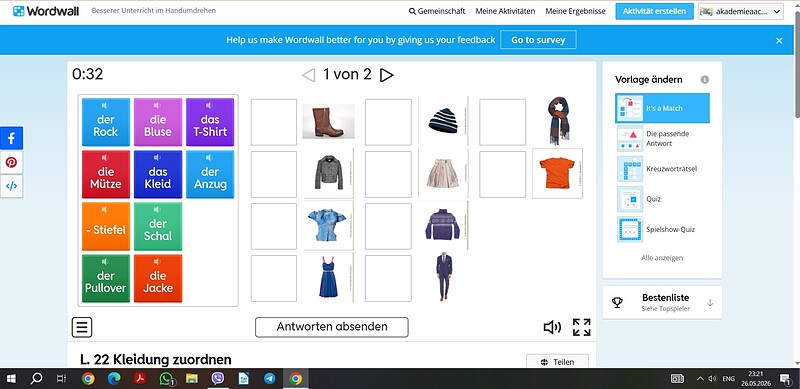 Вправи Wordwall